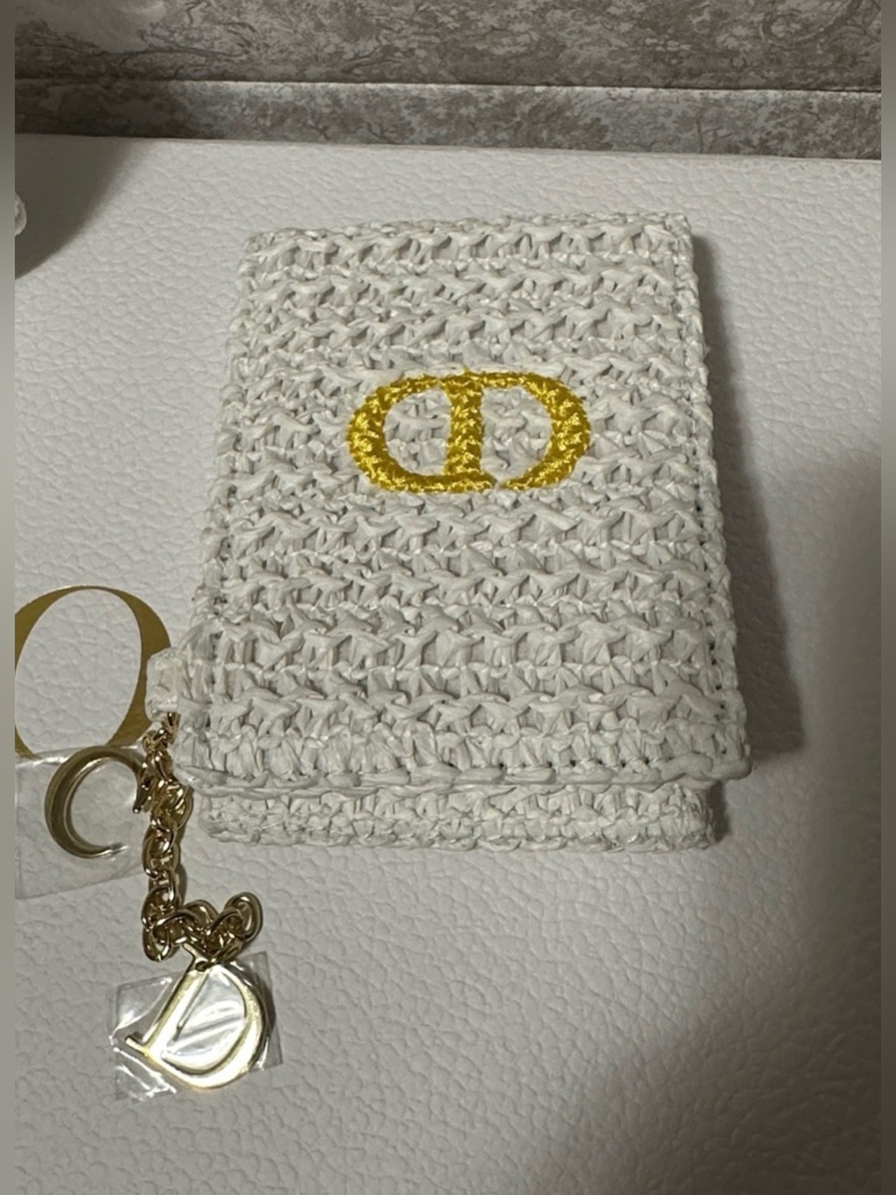 White Dior Crochet Summer Mirror 2026 🤩🤍💛 So Beautiful